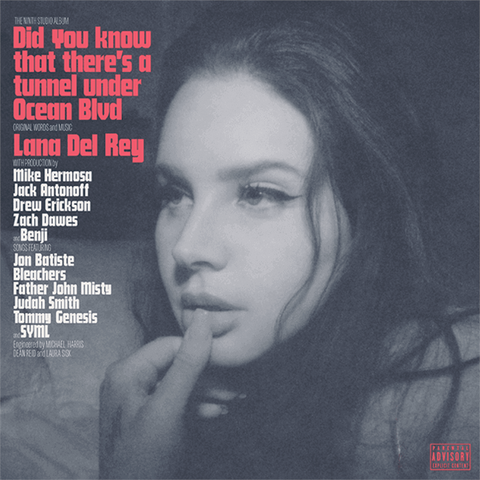 LANA DEL REY - DID YOU KNOW THERE'S A TUNNEL UNDER OCEAN BLVD (2LP - rosso | alt cover | indie excl. - 2023)