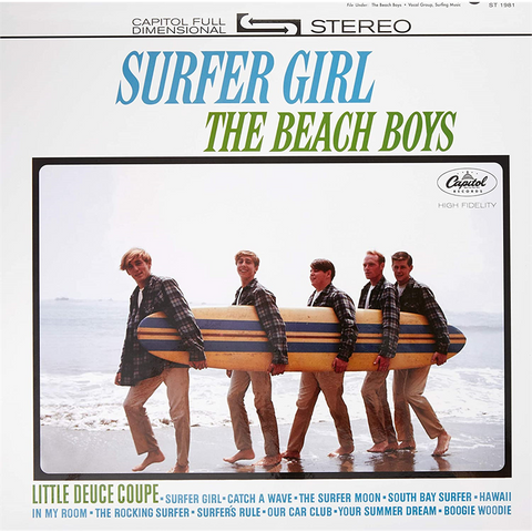 THE BEACH BOYS - SURFER GIRL (LP - rem16 - 1963)
