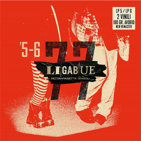 LIGABUE - 77 SINGOLI [LP 5-LP 6] (2LP - vinile avorio - 2021)