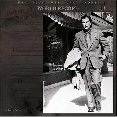 NEIL YOUNG & CRAZY HORSE - WORLD RECORD (2LP - 2022)