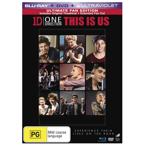 ONE DIRECTION - THIS IS US: ULTIMATE FAN EDITION (2013 - 2BLURAY - DVD)