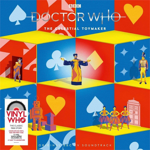 DOCTOR WHO - SOUNDTRACK - THE CELESTIAL TOYMAKER (2LP – red&blue – 2022)