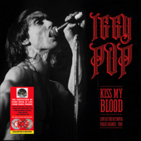 IGGY POP - KISS MY BLOOD [live in paris 1991] (3LP - red/white splaetter - RSD'20)