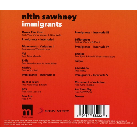 NITIN SAWHNEY - IMMIGRANTS (2021)