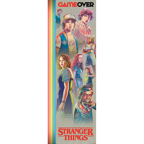 STRANGER THINGS - GAME OVER - 931 - poster da porta