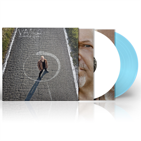 VASCO ROSSI - SIAMO QUI (2LP - BIANCO & CELESTE - 2021)