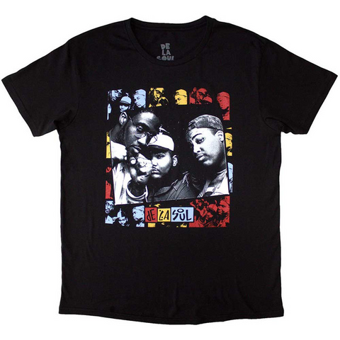 DE LA SOUL - COLLAGE - NERO - (M) - TSHIRT