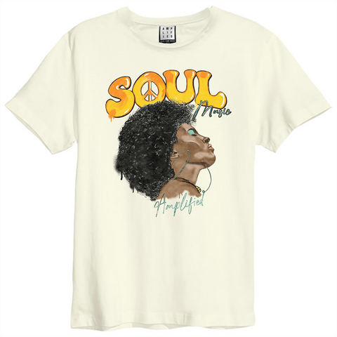 SOUL - ARTISTI VARI - SOUL MUSIC - CREMA - (L) - T-SHIRT - AMPLIFIED