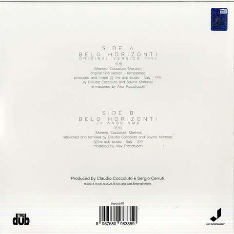CLAUDIO COCCOLUTO - BELO HORIZONTI (LP - 20th ann - 2001)