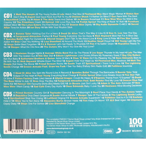 ARTISTI VARI - 100 HITS: great british songs (5cd)