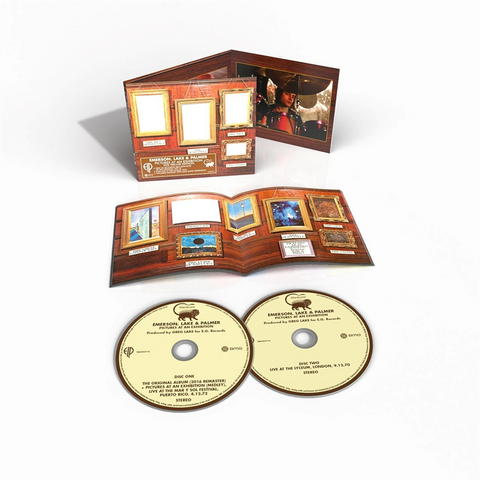 EMERSON LAKE AND PALMER - PICTURES AT AN EXHIBITION (1971 - 2CD | RE26)