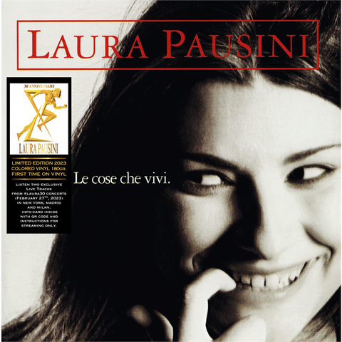 LAURA PAUSINI - LE COSE CHE VIVI (2LP - 30th ann | clrd | rem23 - 1996)