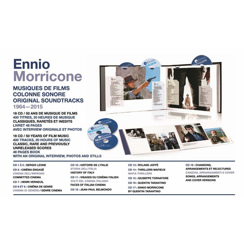 ENNIO MORRICONE ENNIO/NIC - COLONNE SONORE: 1964-2015 vol.1 (2019 - 18cd box)