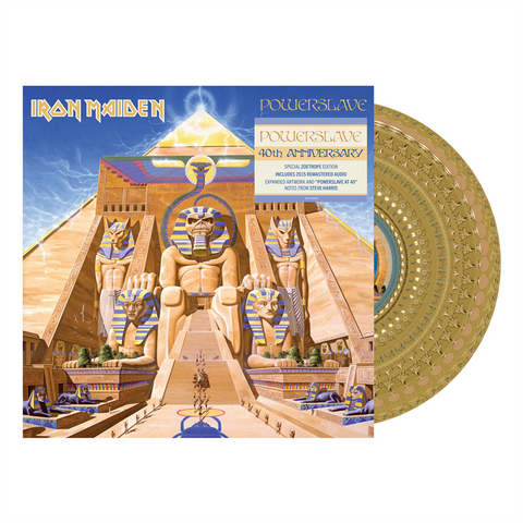 IRON MAIDEN - POWERSLAVE (LP - 40TH ANN | ZOETROPE | REM24 - 1984)