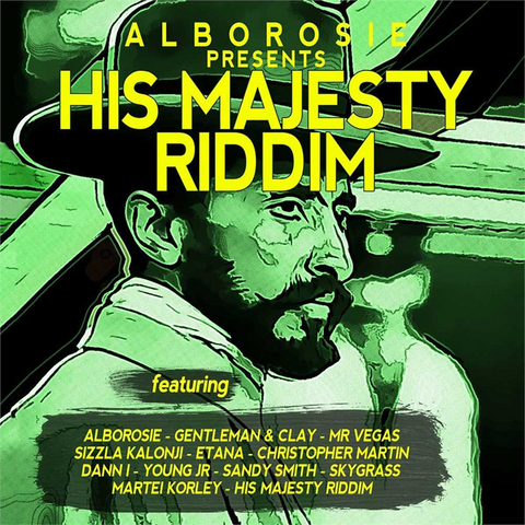 ALBOROSIE - HIS MAJESTI RIDDIM - rod taylor cover album (LP)