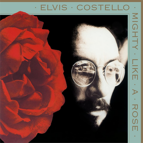 ELVIS COSTELLO - MIGHTY LIKE A ROSE (LP - GOLD | REM22 - 1991)