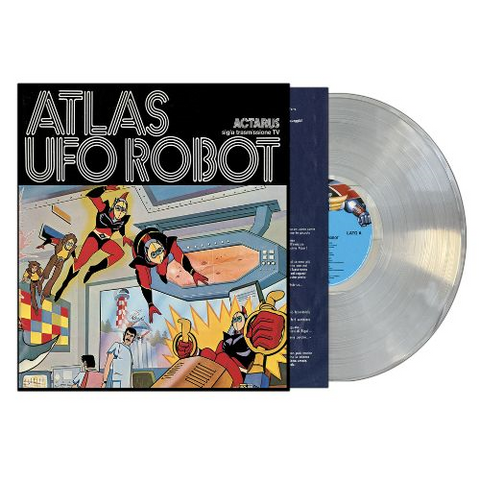 ACTARUS - SOUNDTRACK - ATLAS UFO ROBOT (LP - 50TH ANN | TRASPARENTE - VERSIONE ITALIANA | REM25 - 1978)