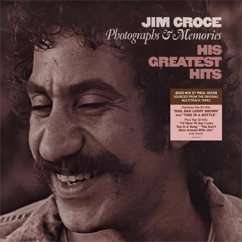 JIM CROCE - PHOTOGRAPHS & MEMORIES: HIS GREATEST HITS (LP - REM24 - 1974)