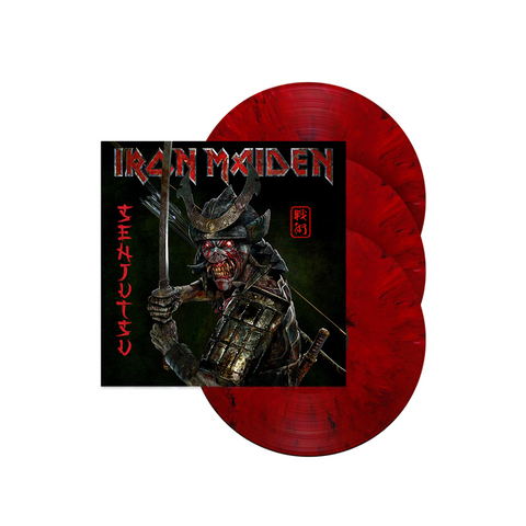 IRON MAIDEN - SENJUTSU (3LP - SPECIAL | RED & BLACK | INDIE - 2021)