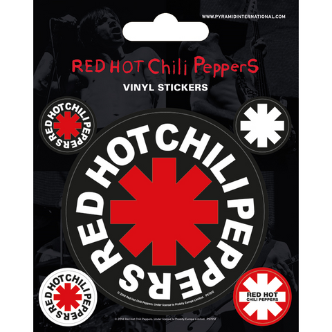 RED HOT CHILI PEPPERS - (VINYL STICKERS PACK)