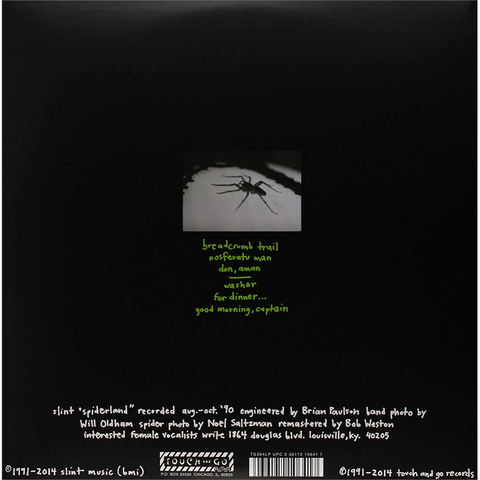SLINT - SPIDERLAND (LP - dvd+download+book | rem’14 - 1991)