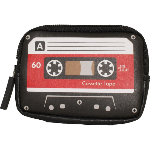 PORTAMONETE MUSICASSETTA - PORTAMONETE DESIGN MUSICASSETTA DISPONIBILE IN TRE COLORI DIFFERENTI