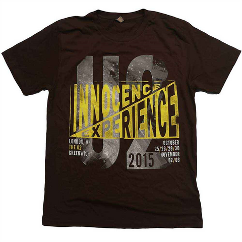 U2 - LONDON EVENT 2015 - marrone - (M) - tshirt