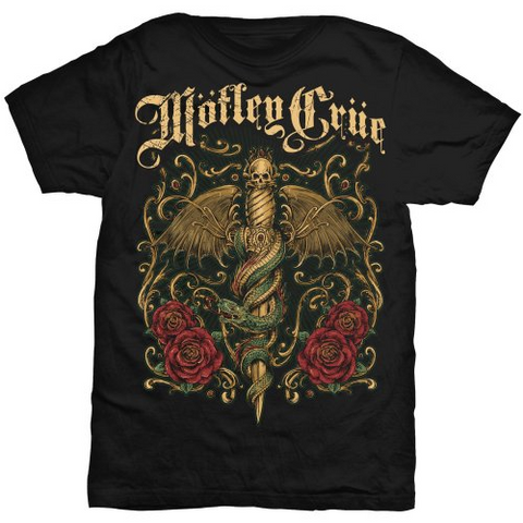 MOTLEY CRUE - EXQUITE DAGGER - unisex - L - t-shirt