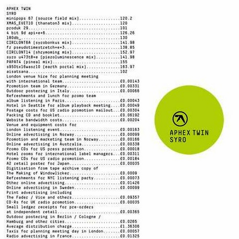 APHEX TWIN - SYRO (LP)