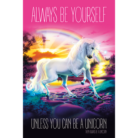 UNICORN - ALWAYS BE YOURSELF - poster - 874 - 61x91,5cm