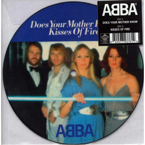 ABBA - DOES YOUR MOTHER KNOW (7'' - picture)