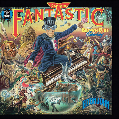 ELTON JOHN - CAPTAIN FANTASTIC AND T LP