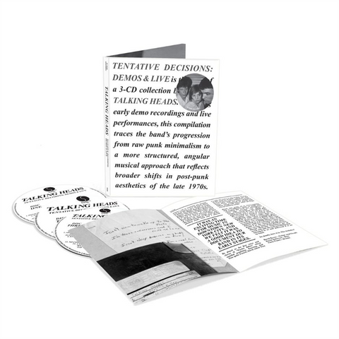 TALKING HEADS - TENTATIVE DECISIONS: DEMOS & LIVE (2026 - 3CD)