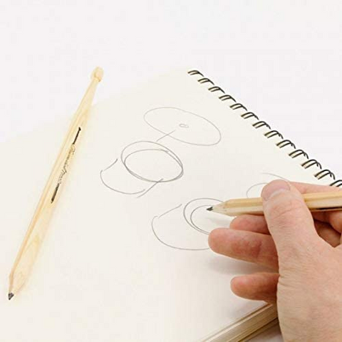 SUCK DRUMSTICK PENCILS - MATITA BACCHETTE BATTERIA  - DRUMSTICK PENCILS