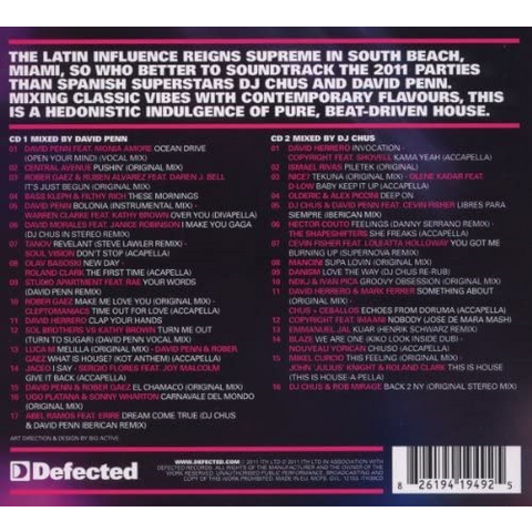DEFECTED IN THE HOUSE MIAMI 11-V/A - IN THE HOUSE: miami 11 (2011 - 2cd | mixed)