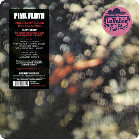 PINK FLOYD - OBSCURED BY CLOUDS (LP - 2016)