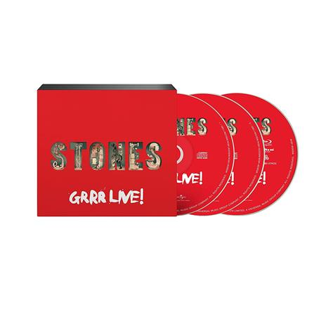 ROLLING STONES - GRRR LIVE! (2023 - 2cd+bluray | live 2012)