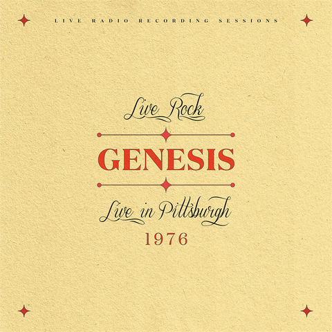 GENESIS - LIVE ROCK: PITTSBURGH ‘76 (2022)