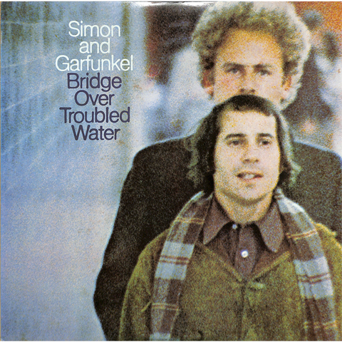 SIMON & GARFUNKEL - BRIDGE OVER TROUBLED WATER (LP - clear vinyl - 1970)