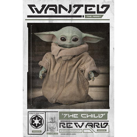 STAR WARS - MANDALORIAN: wanted the child - 929 - poster