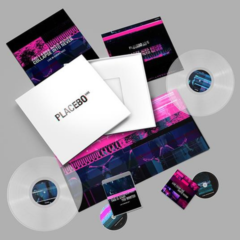 PLACEBO - PLACEBO LIVE (2LP+CD+BLU RAY - TRASPARENTE | POSTER INCLUDED | LTD ED BOXSET - 2024)