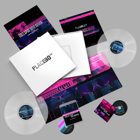 PLACEBO - PLACEBO LIVE (2LP+CD+BLU RAY - trasparente | poster included | ltd ed boxset - 2024)