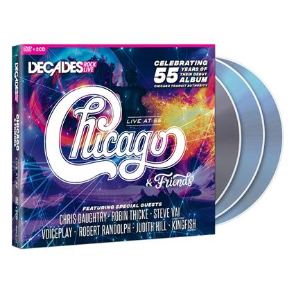 CHICAGO & FRIENDS - LIVE AT 55 (2024 - 2CD+DVD)