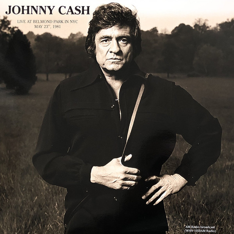 JOHNNY CASH - LIVE AT BELMOND PARK (LP - 1981)