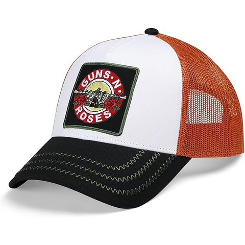 GUNS N ROSES - GUNS N ROSES - TRUCKER CAP | BIANCO - CAPPELLINO CON VISIERA
