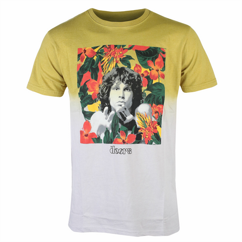 THE DOORS - FLORAL SQUARE - giallo - L - t-shirt