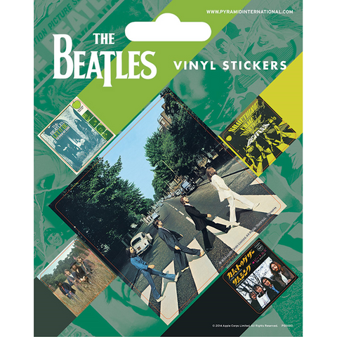 THE BEATLES - ABBEY ROAD - adesivi vinile / stickers pack