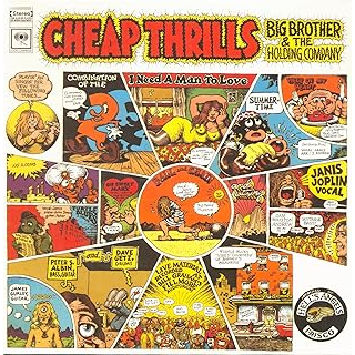 JANIS JOPLIN - BIG BROTHER & THE HOLDING COMPANY - CHEAP THRILLS (LP - REM15 - 1968)