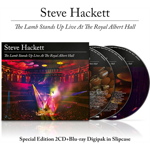 STEVE HACKETT - THE LAMB STANDS UP: LIVE AT ROYAL ALBERT HALL (2025 - 2CD+BLURAY)