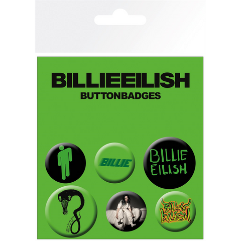 BILLIE EILISH - SPILLE - badge pack (6 pezzi)